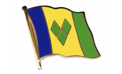 Spilla Bandiera Saint Vincent e Grenadine - 2 x 2 cm