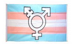 Bandiera da balcone Transgender Pride simbolo - 90 x 150 cm