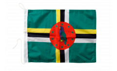 Bandiera da barca Dominica - 30 x 40 cm