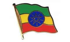 Spilla Bandiera Etiopia - 2 x 2 cm