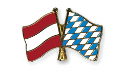 Spilla dell'amicizia Austria - Germania Baviera leone - 22 mm