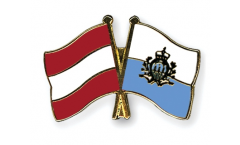 Spilla dell'amicizia Austria - San Marino - 22 mm