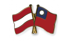 Spilla dell'amicizia Austria - Taiwan - 22 mm