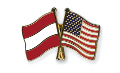 Spilla dell'amicizia Austria - USA - 22 mm