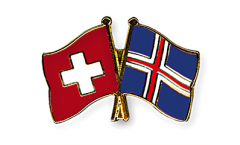 Spilla dell'amicizia Svizzera - Islanda - 22 mm