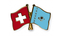 Spilla dell'amicizia Svizzera - Kazakistan - 22 mm
