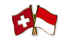 Spilla dell'amicizia Svizzera - Principato di Monaco - 22 mm