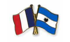 Spilla dell'amicizia Francia - El Salvador - 22 mm
