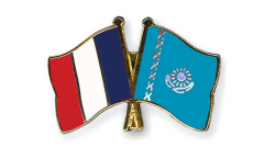 Spilla dell'amicizia Francia - Kazakistan - 22 mm