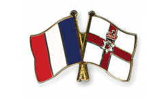 Spilla dell'amicizia Francia - Irlanda del nord - 22 mm