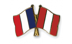 Spilla dell'amicizia Francia - Perù - 22 mm