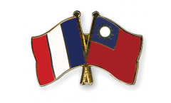 Spilla dell'amicizia Francia - Taiwan - 22 mm