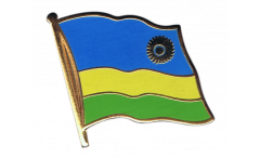 Spilla Bandiera Ruanda - 2 x 2 cm