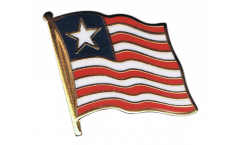 Spilla Bandiera Liberia - 2 x 2 cm