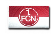 Bandiera 1. FC Nürnberg Logo rosso-bianco - 150 x 250 cm