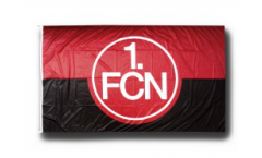 Bandiera 1. FC Nürnberg Logo rosso-nero - 150 x 250 cm