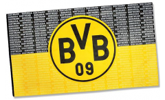 Bandiera Borussia Dortmund Scrittura - 150 x 250 cm