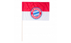Bandiera da asta FC Bayern München Logo - 60 x 90 cm
