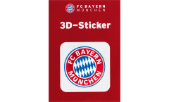 Adesivo FC Bayern München Logo - 6 x 6 cm