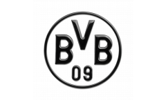 Adesivo Borussia Dortmund Nero - 8 x 8 cm