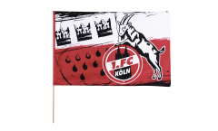Bandiera da asta 1. FC Köln Wappen - 60 x 90 cm