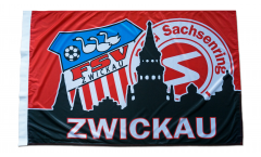 Bandiera FSV Zwickau - 80 x 120 cm