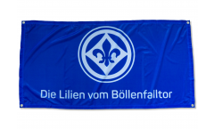 Bandiera SV Darmstadt 98 Die Lilien vom Böllenfalltor - 70 x 140 cm