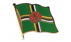 Spilla Bandiera Dominica - 2 x 2 cm