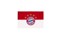 Bandiera FC Bayern München Logo 5 Sterne - 60 x 90 cm