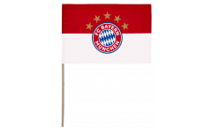 Bandiera da asta FC Bayern München Logo 5 Sterne - 60 x 90 cm