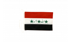 Bandiera da barca Iraq vecchia 1991-2004 - 30 x 40 cm