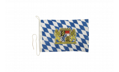 Bandiera da barca Germania Baviera con leone - 30 x 40 cm