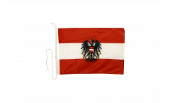 Bandiera da barca Austria con aquila - 30 x 40 cm