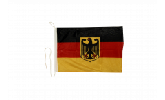Bandiera da barca Germania con aquila - 30 x 40 cm