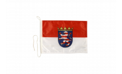 Bandiera da barca Germania Assia - 30 x 40 cm