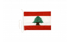 Bandiera da barca Libano - 30 x 40 cm
