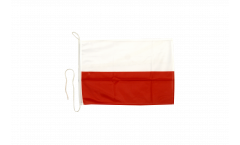 Bandiera da barca Polonia - 30 x 40 cm