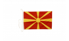Bandiera da barca Macedonia del Nord - 30 x 40 cm