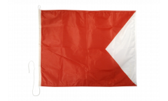 Bandiera segnaletica Bravo (B) - 75 x 90 cm