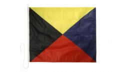Bandiera segnaletica Zulu (Z) - 75 x 90 cm