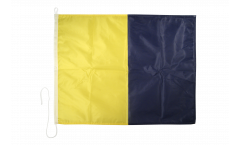 Bandiera segnaletica Kilo (K) - 75 x 90 cm