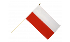 Bandiera da asta Polonia - Set da 10 - 30 x 45 cm