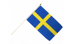 Bandiera da asta Svezia - Set da 10 - 30 x 45 cm