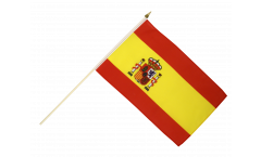 Bandiera da asta Spagna - Set da 10 - 30 x 45 cm
