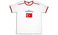 T-Shirt Turchia, bianca-rossa, taglia M, Soccer-T