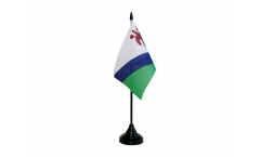Bandiera da tavolo Lesotho vecchia - 10 x 15 cm