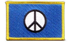 Applicazione Simbolo della pace - 8 x 6 cm