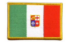 Applicazione Italia bandiera mercantile - 8 x 6 cm