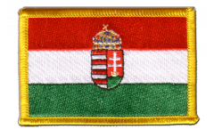 Applicazione Ungheria con stemmi - 8 x 6 cm