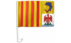 Bandiera per auto Francia Provenza-Alpi-Costa Azzurra - 30 x 40 cm